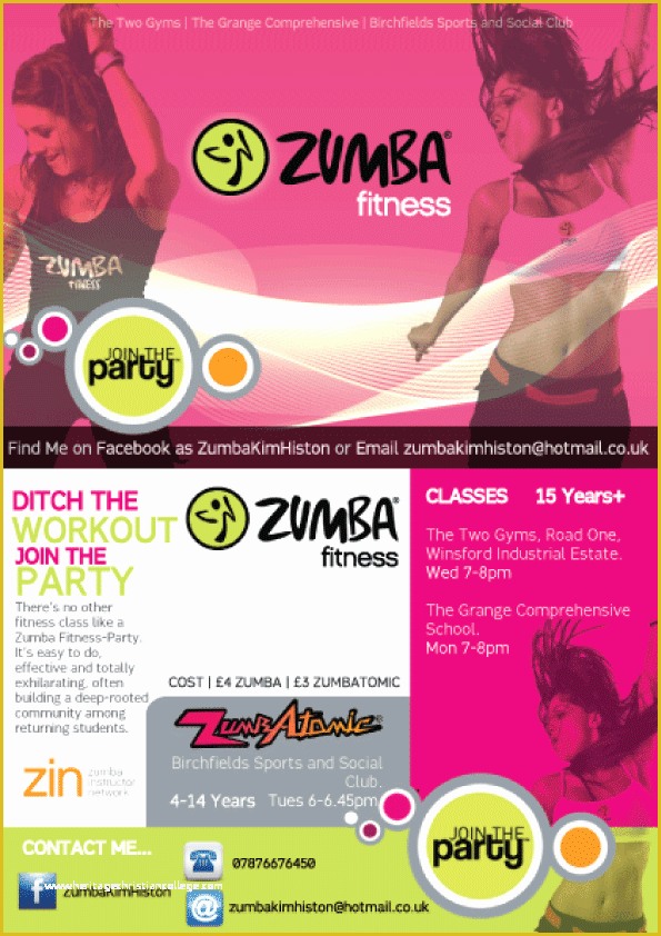 Free Art Class Flyer Template Of Zumba Flyer by Kimmmy On Deviantart