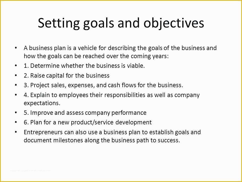 Free Art Gallery Business Plan Template Of Business Goals Examples In Business Plan Art Gallery