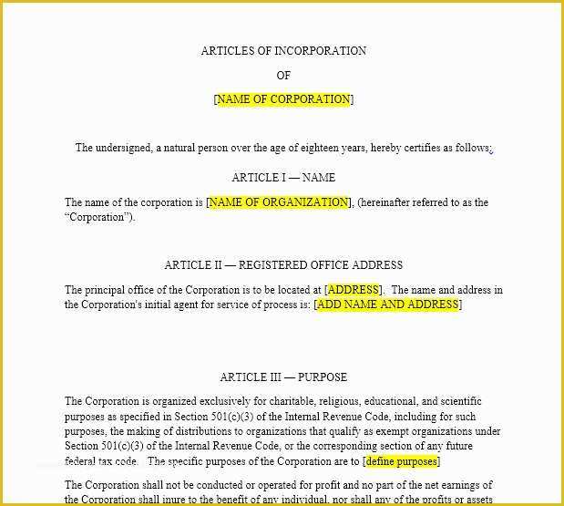 Free Articles Of organization Template Of California Llc Articles organization Template