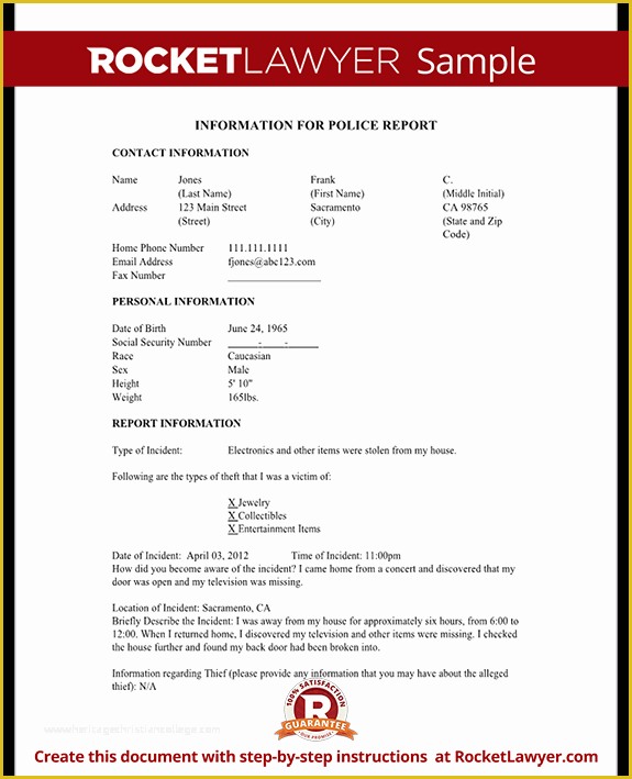 Free Articles Of organization Template Of Police Report form Worksheet Prepare Your Police