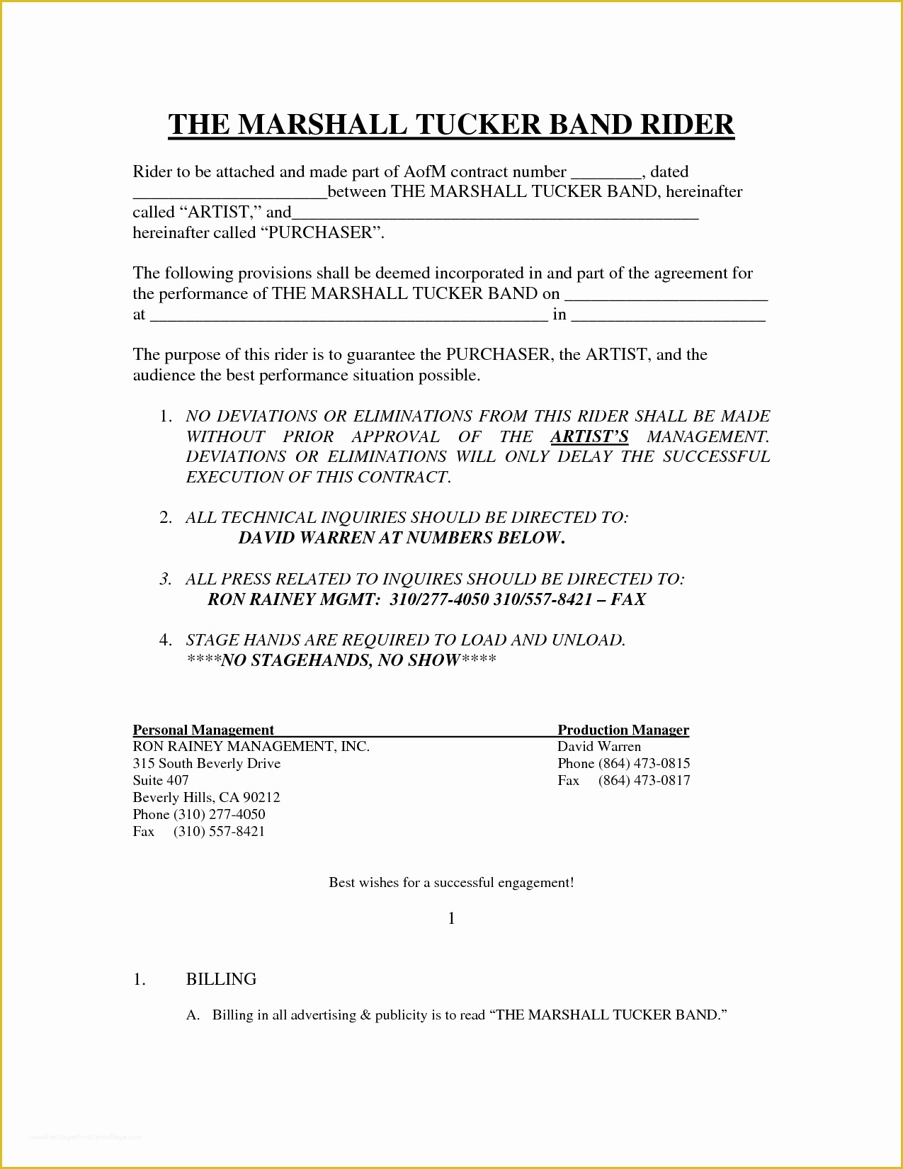 Free Artist Management Contract Template Of 10 Best Of Management Agreement Template Pdf