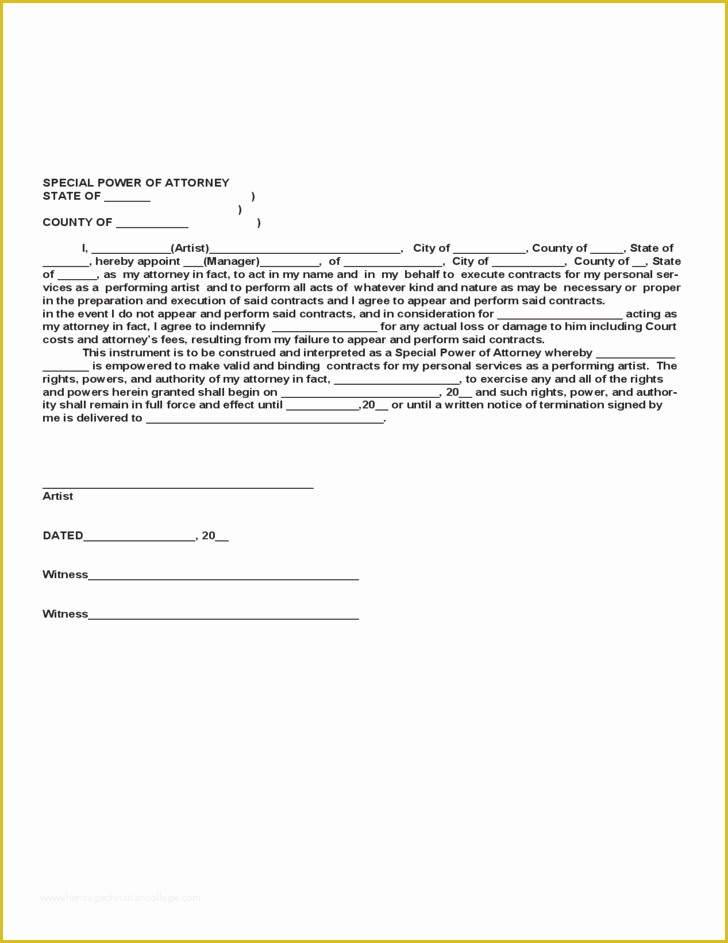 Free Artist Management Contract Template Of Artist Management Contract Template Free Download