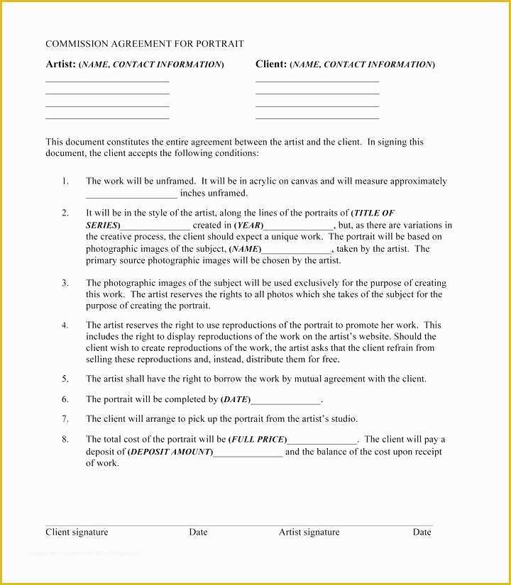 Free Artist Management Contract Template Of Artist Recording Contract A Music Template forms Free