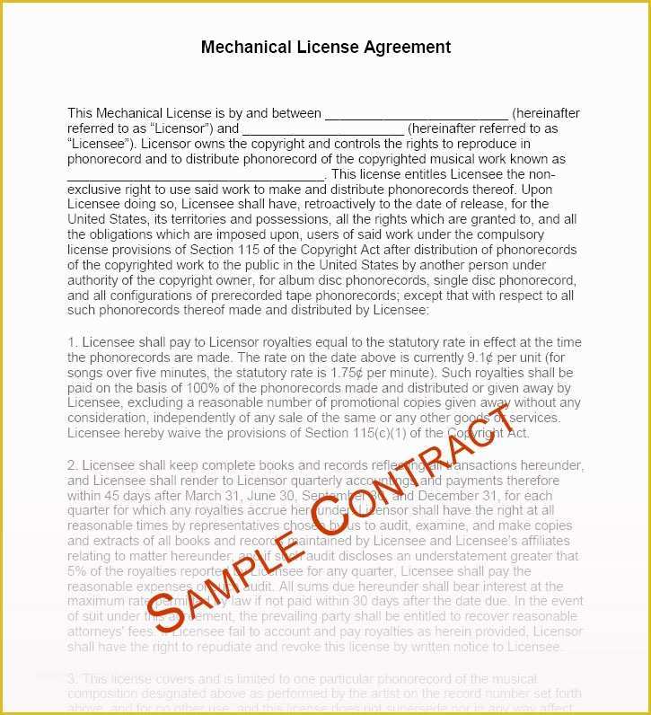 Free Artist Management Contract Template Of Music Manager Contract Templates Music Management