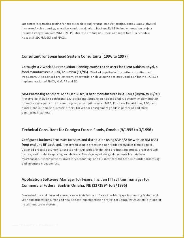 Free ats Resume Templates Of ats Friendly Resume Template Free