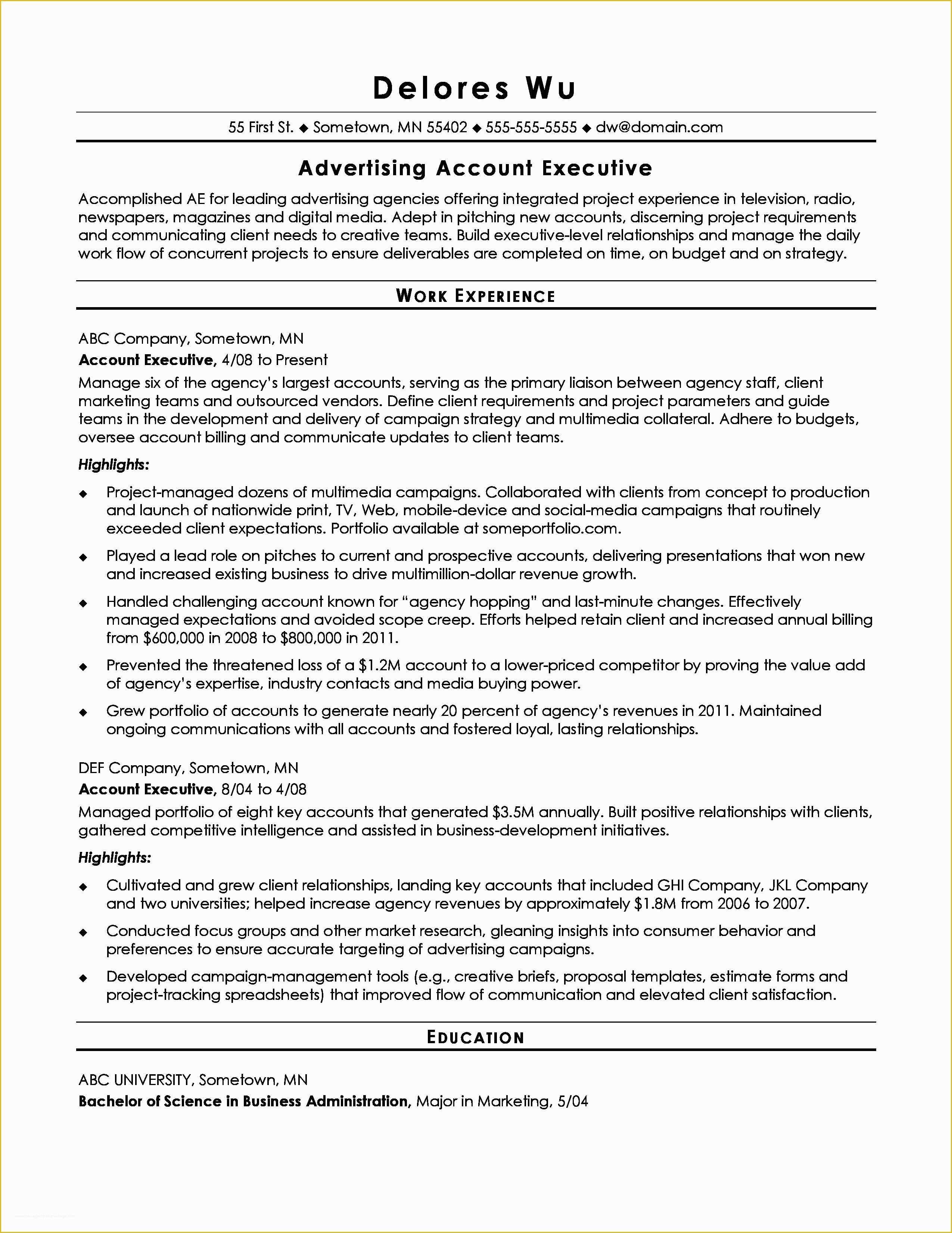 Free Ats Resume Templates Of Ats Friendly Resume Template Free 