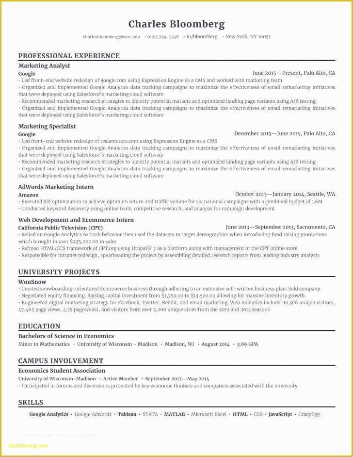 Free ats Resume Templates Of ats Resume Template Download Resume Templates Free