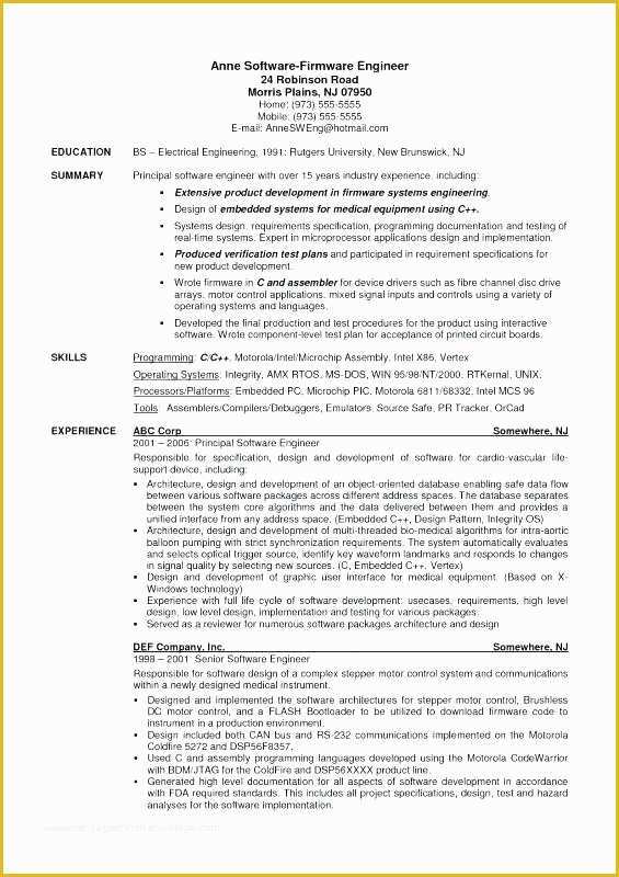 Free ats Resume Templates Of ats Resume Template – Thiswritelife