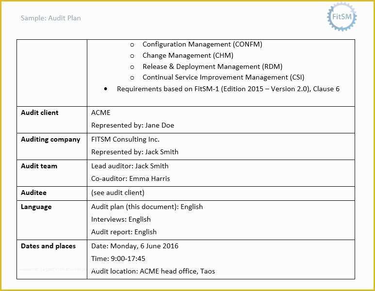 Free Audit Program Templates Of 8 Free Sample Audit Schedule Templates Printable Samples