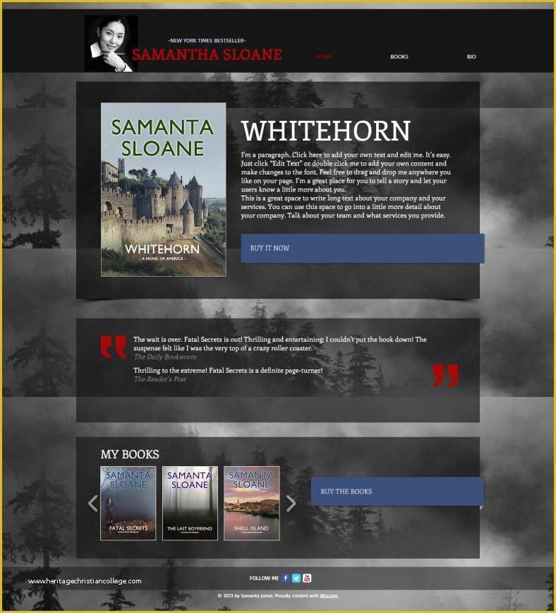 Free Author Website Templates Of 8 Most Useful Author Website themes & Templates