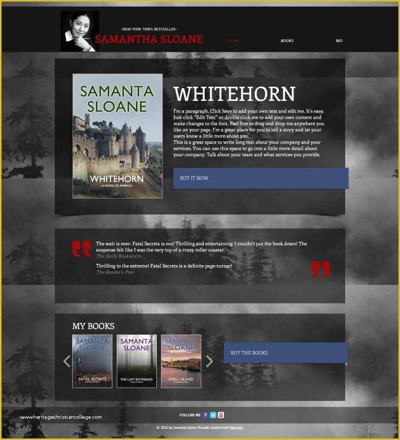 Free Author Website Templates Of 8 Most Useful Author Website themes &amp; Templates