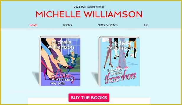 Free Author Website Templates Of Books Seller Wix Template