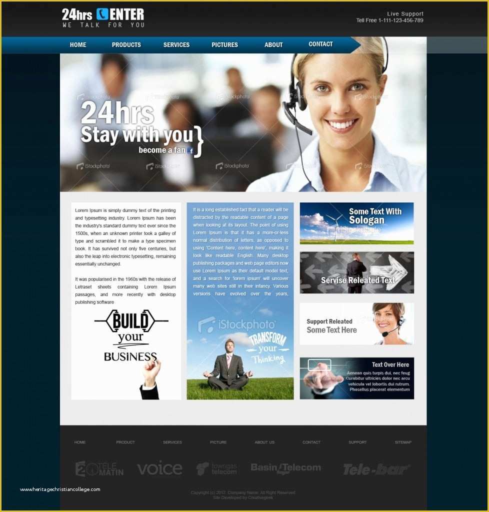 Free Author Website Templates Of Free Corporate and Business Web Templates Psd