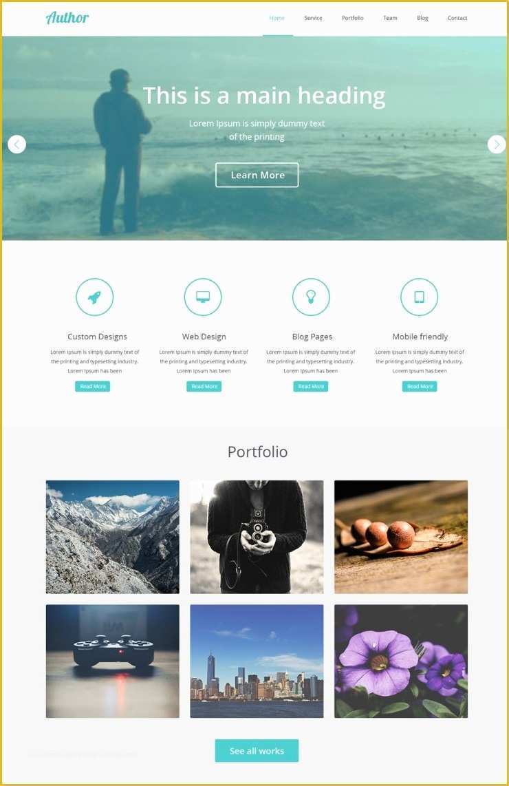 Free Author Website Templates Of Free Templates that Can Fit with Cake
