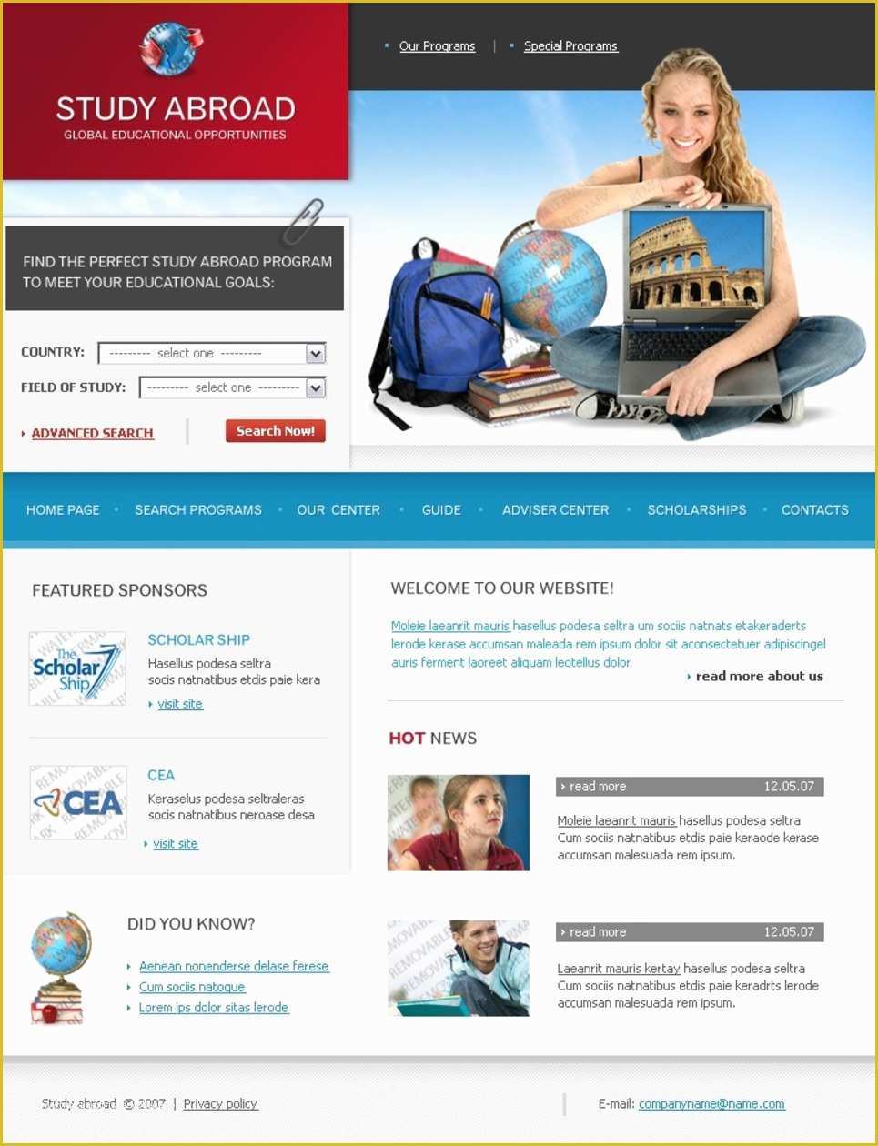 Free Author Website Templates Of Free Web Templates Free Web Site Templates