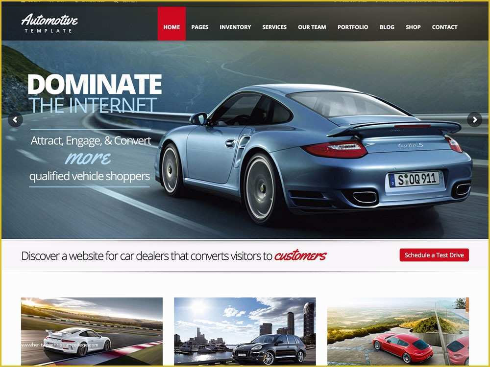 Free Auto Dealer Website Template Of 15 Best Car Dealer Wordpress themes 2016 athemes