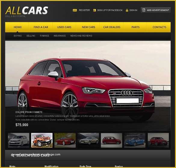 Free Auto Dealer Website Template Of 28 Car Dealer Website themes & Templates