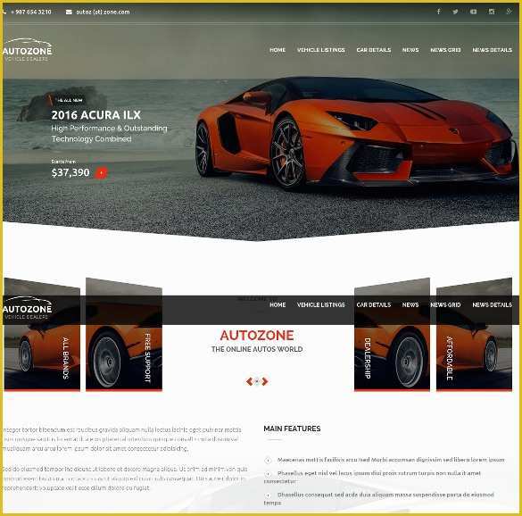 Free Auto Dealer Website Template Of 28 Car Dealer Website themes & Templates