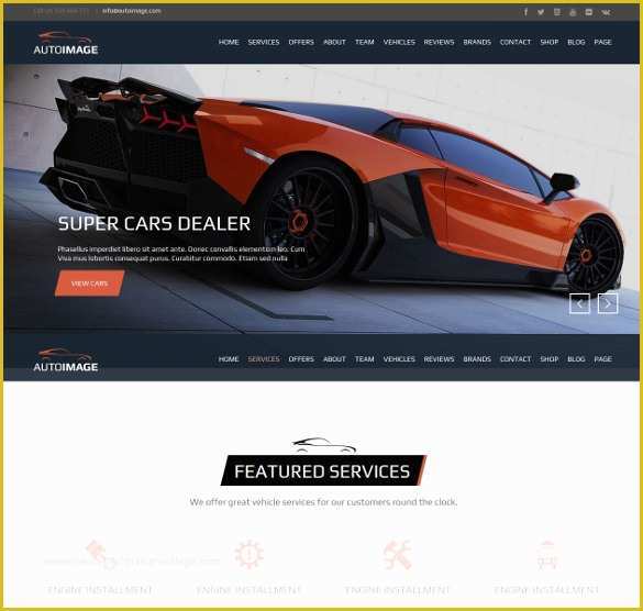 Free Auto Dealer Website Template Of 28 Car Dealer Website themes &amp; Templates