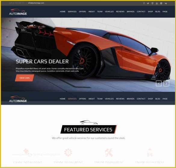 Free Auto Dealer Website Template Of 28 Car Dealer Website themes & Templates