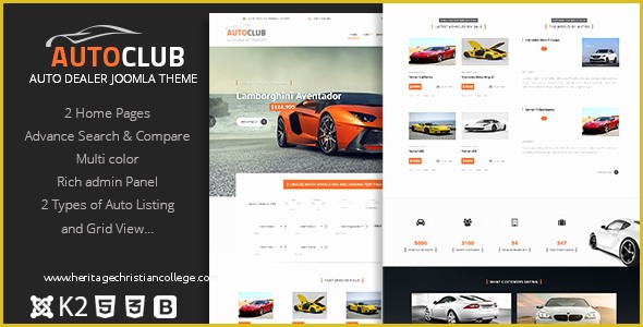 Free Auto Dealer Website Template Of Auto Club Responsive Car Dealer Joomla Template by