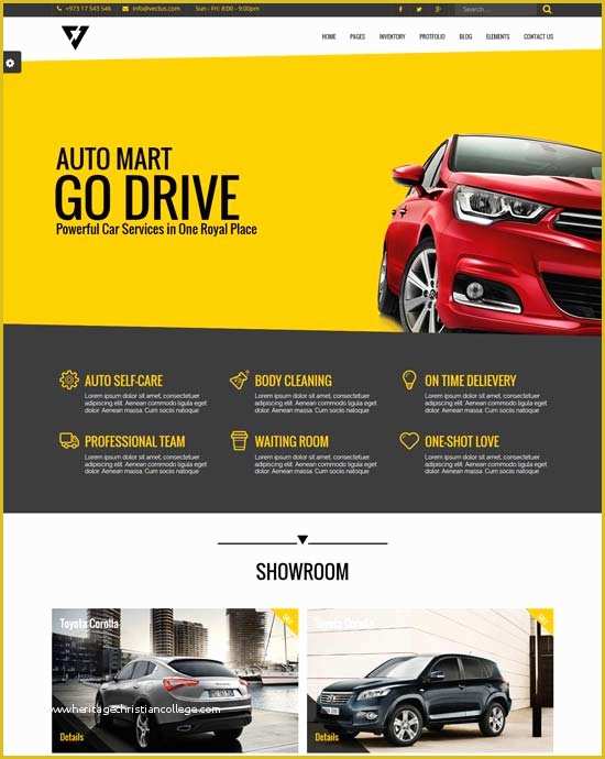Free Auto Dealer Website Template Of Automotive Car Dealership & Business Template Free