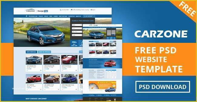 Free Auto Dealer Website Template Of Car Zone Free Car Dealer Psd Website Template Designyep