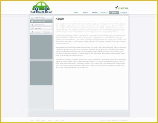 Free Auto Dealer Website Template Of Free Car Dealer Website Template