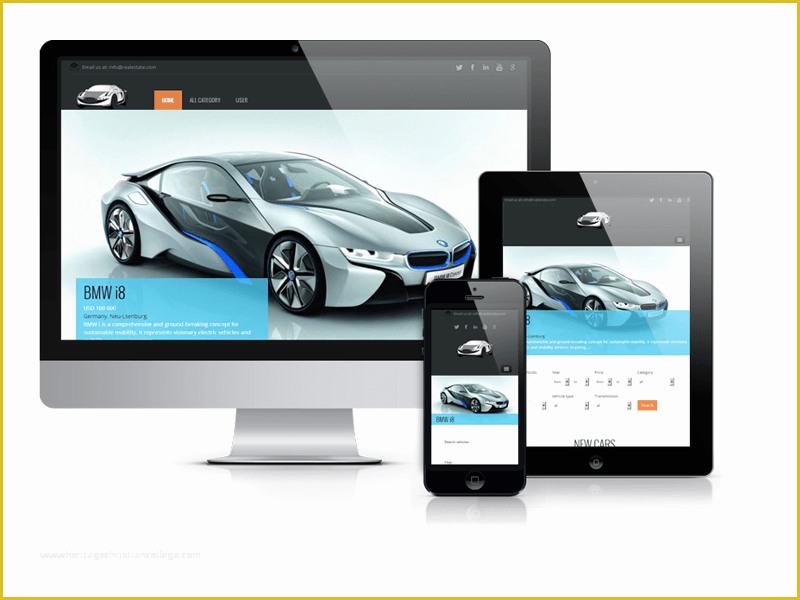 Free Auto Dealer Website Template Of orda Car Template Free Joomla theme Vinaora