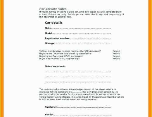 Free Auto Sale Contract Template Of Car Sale Agreement Word Doc Ideal sold as Seen Receipt