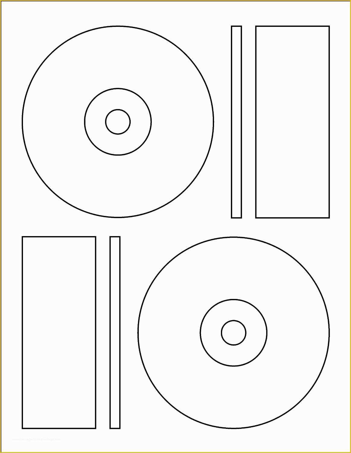 Free Avery Cd Label Templates Of Cd Dvd Label Template Memorex Templates Resume