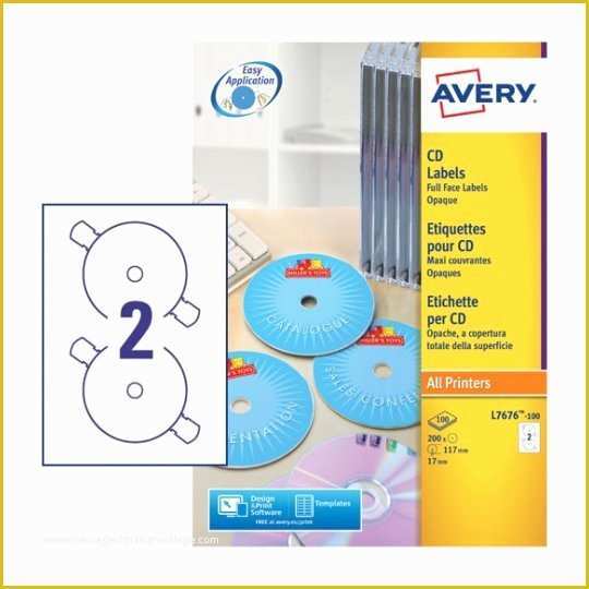 Free Avery Cd Label Templates Of Cd Labels L7676 100