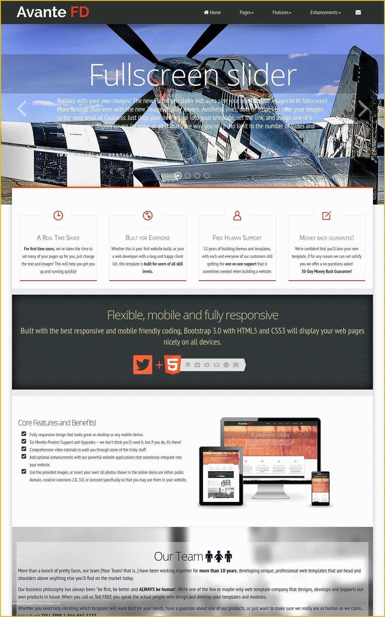 Free Aviation Website Templates Of Avante [fd] Aviation Black Red