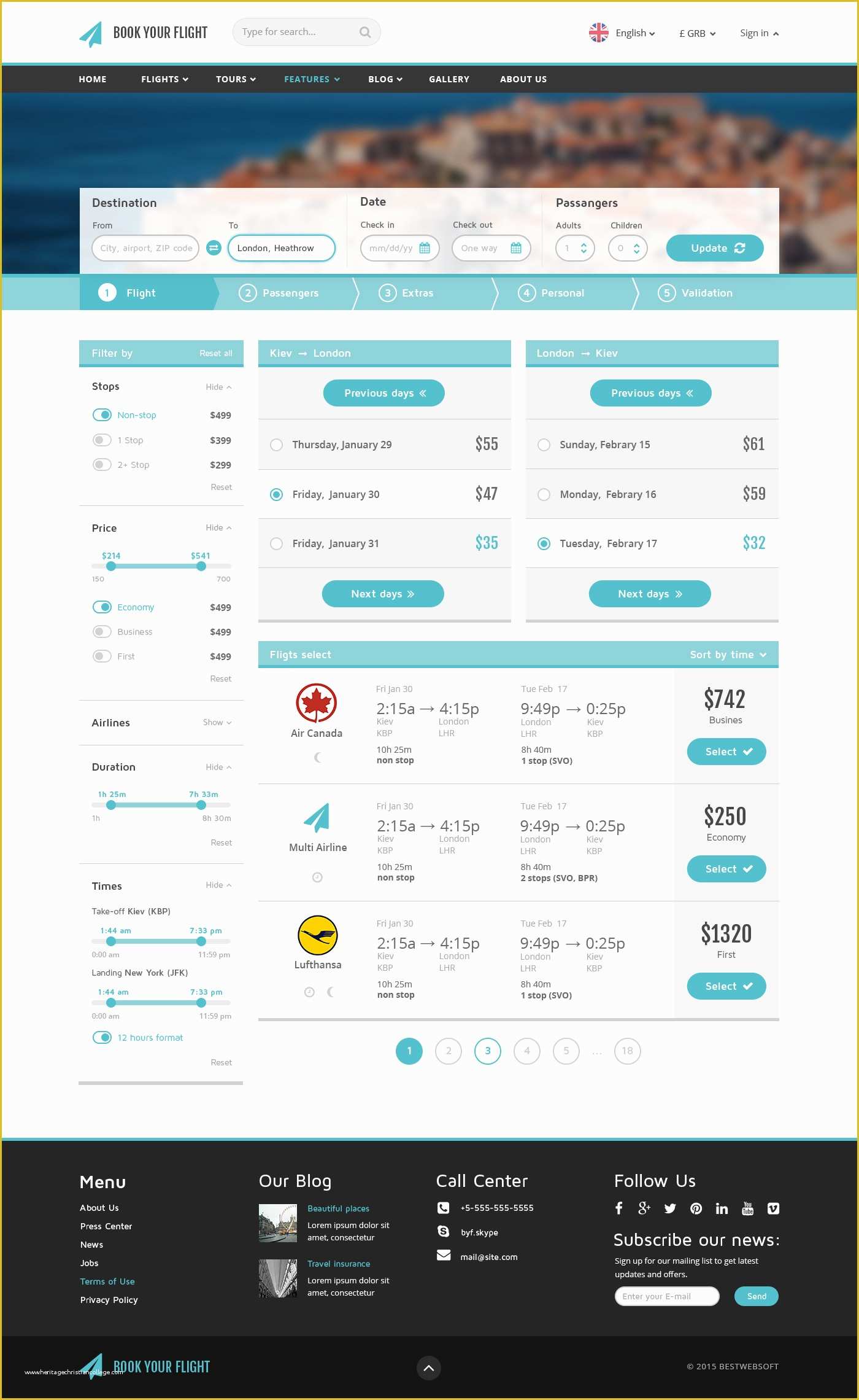 Free Aviation Website Templates Of Book Your Flight Booking Template Website Templates On