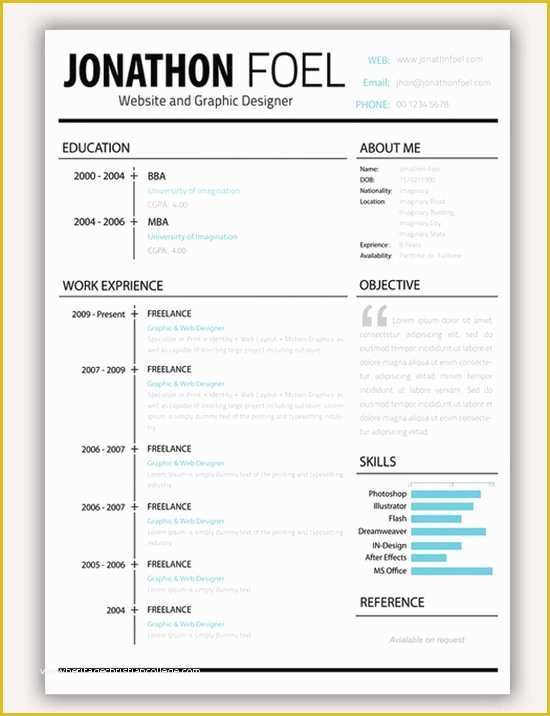 Free Awesome Resume Templates Microsoft Word Of Download 35 Free Creative Resume Cv Templates Xdesigns