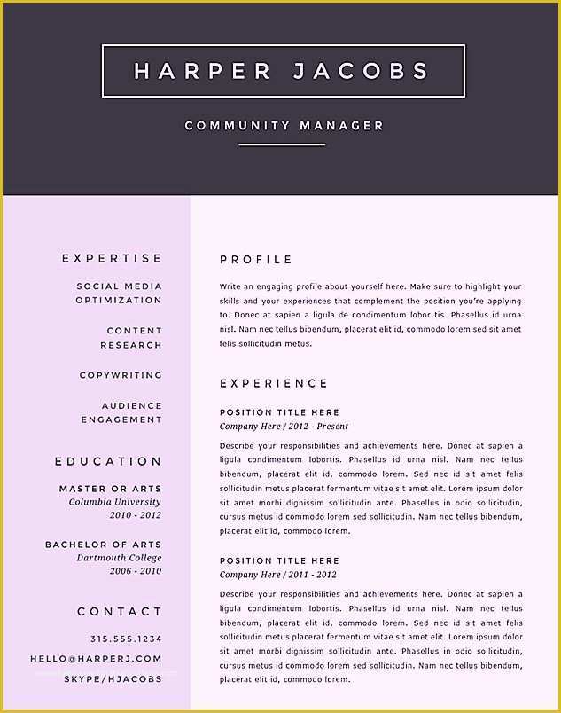 Free Awesome Resume Templates Microsoft Word Of Free Creative Microsoft Word Resume Templates