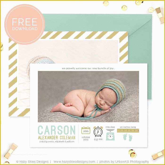 Free Baby Announcement Templates Of 1000 Ideas About Birth Announcement On Pinterest