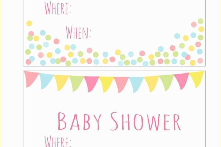 Free Baby Announcement Templates Of Baby Shower Templates Free Printable