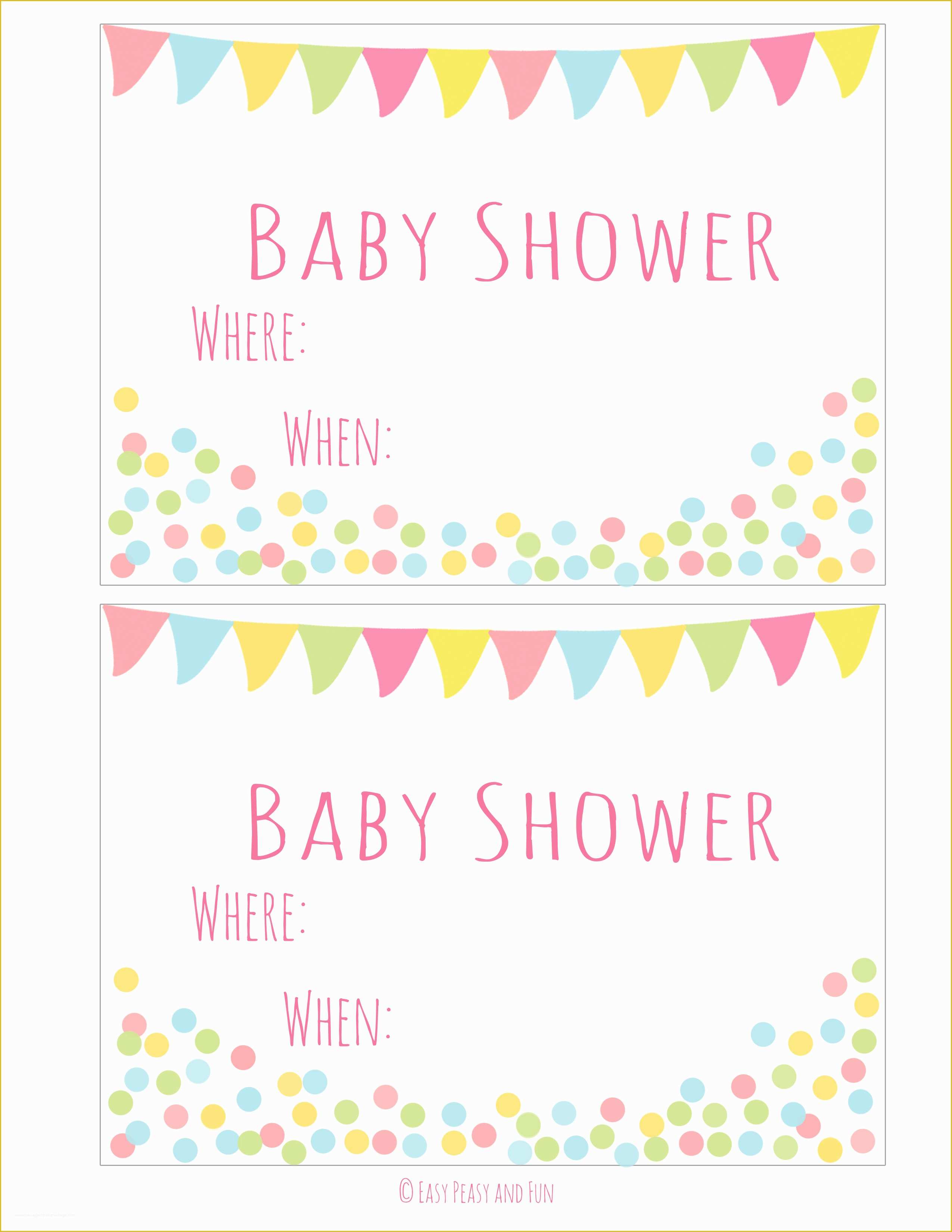 Free Baby Announcement Templates Of Baby Shower Templates Free Printable