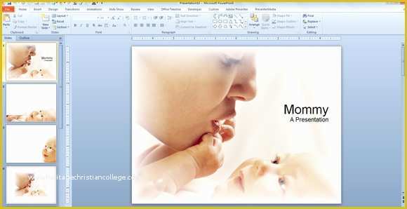 Free Baby Powerpoint Templates Backgrounds Of Baby &amp; Mommy Powerpoint Templates