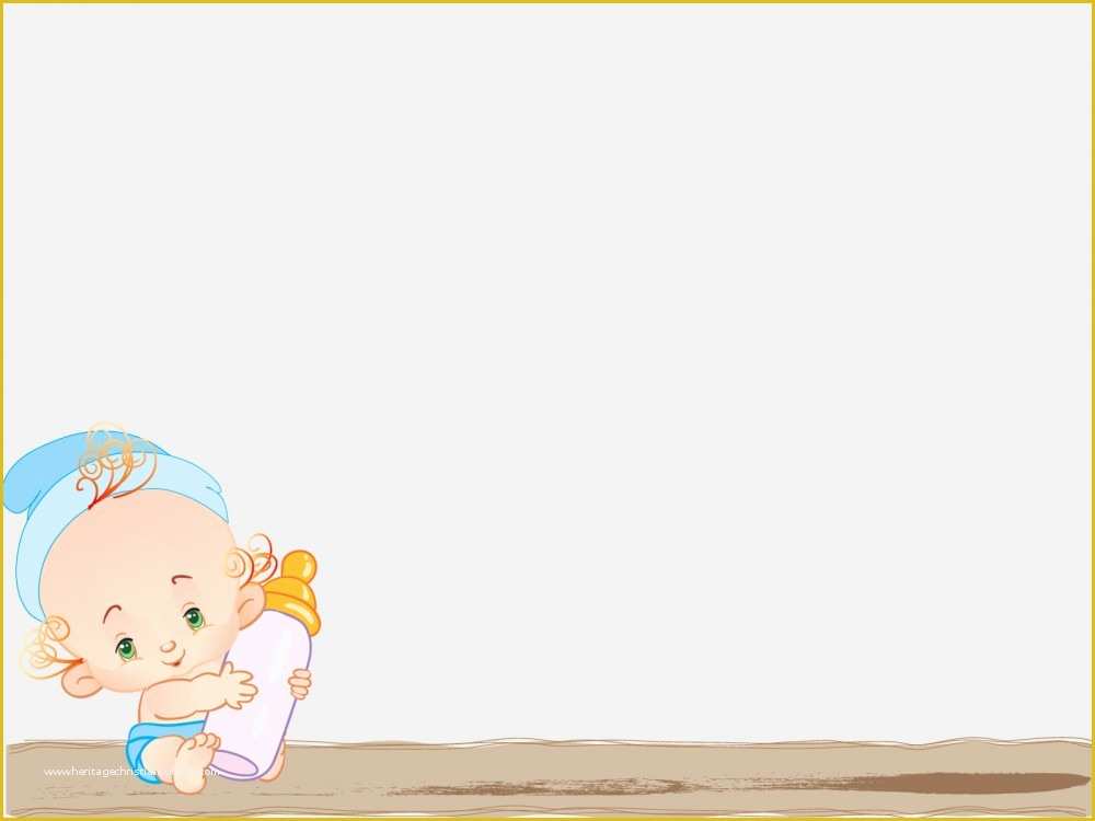 Free Baby Powerpoint Templates Backgrounds Of Baby Feed with Milk Backgrounds Foods & Drinks Templates