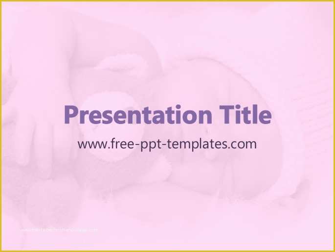 Free Baby Powerpoint Templates Backgrounds Of Baby Ppt Template