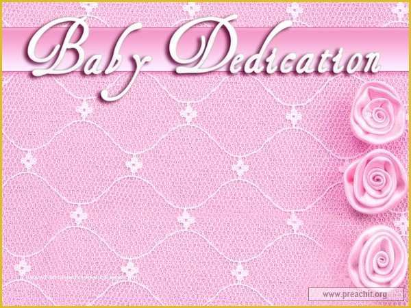 Free Baby Powerpoint Templates Backgrounds Of Service Background for Church Services Baby Dedication Girl