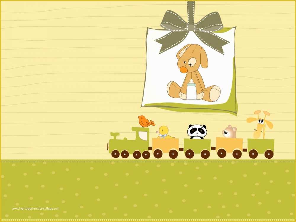 Free Baby Powerpoint Templates Backgrounds Of Sweet Baby Feed Backgrounds