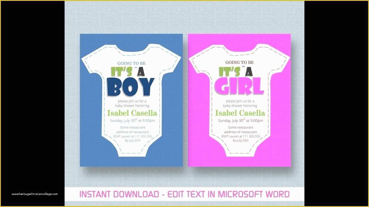 Free Baby Shower Invitation Templates for Word Of Baby Shower Invitation Template for Ms Word