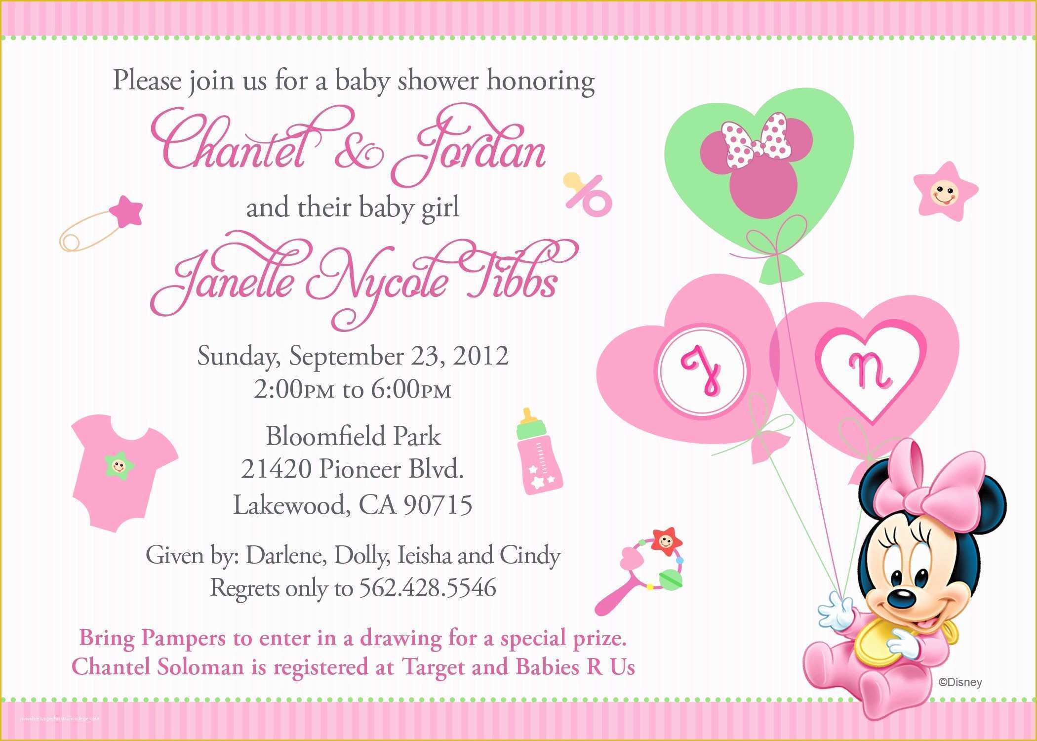 Free Baby Shower Invitation Templates for Word Of Baby Shower Invitation Templates for Word Mughals