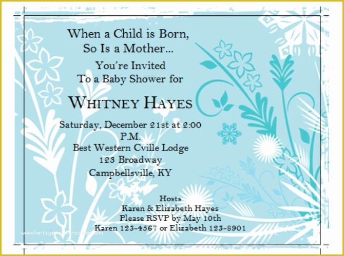 Free Baby Shower Invitation Templates Microsoft Word Of 13 Free Templates for Creating event Invitations In