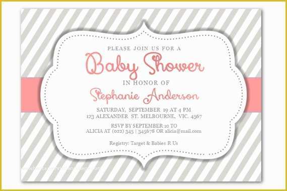 Free Baby Shower Invitation Templates Microsoft Word Of 7 Best Of Invitation Templates Word 2010 Wedding