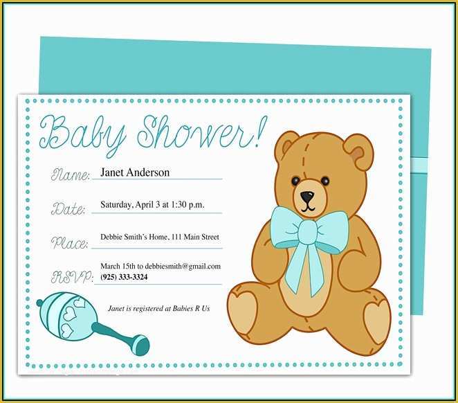 Free Baby Shower Invitation Templates Microsoft Word Of Free Editable Baby Shower Invitation Templates Microsoft