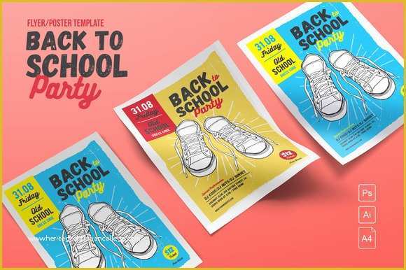 Free Back to School Flyer Template Of Free Back to School Bash Flyer Templates Designtube